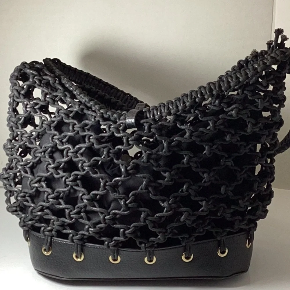 INC International Women’s Kahtt Macrame Hobo Bag,